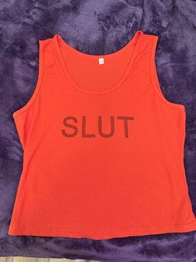 FashionBrandCompany SLU7 Rhinestoned Tank Lindsay Bluth 3x